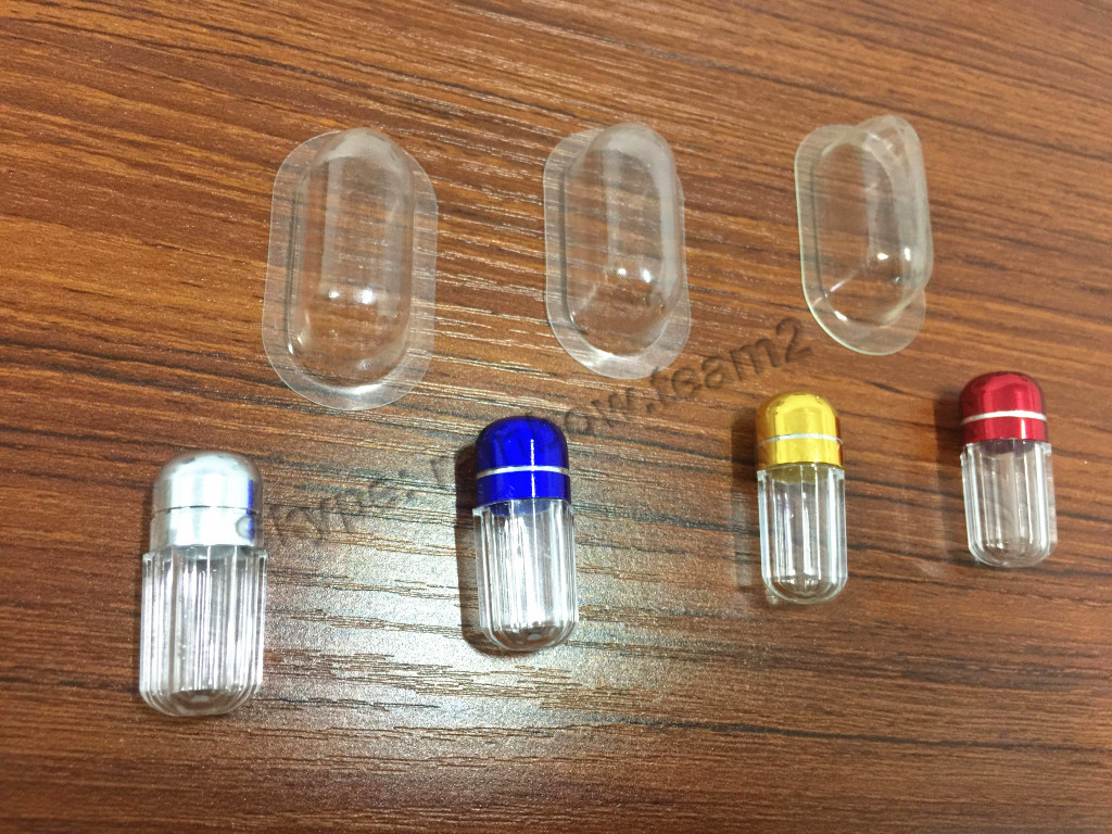 Capsule Blister And Sex Pills Small Plastic Pill Containers , Capsule Shape