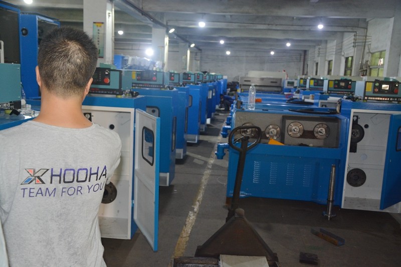 Small Copper Drawing Machine , Continuous Annealing Wire Drawing Equipment