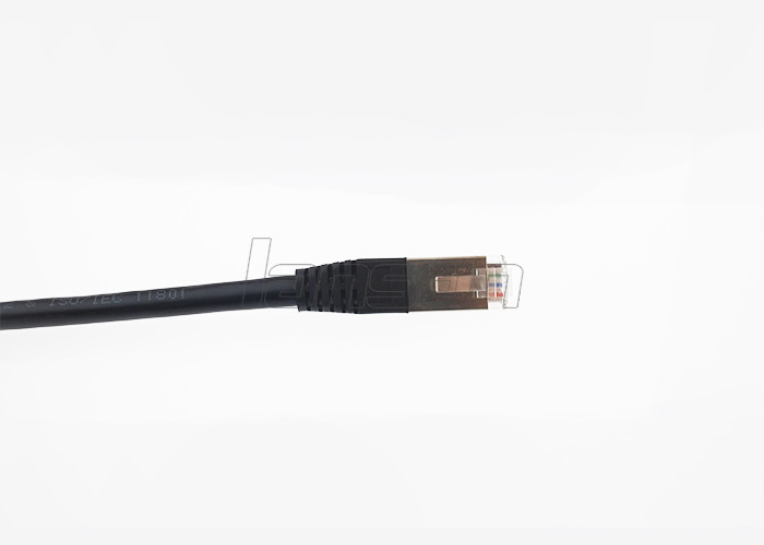 Cat 7 Shielded Ethernet Cable , 10 Gigabit Cat7 SSTP Cable 10FT For Ethernet Network