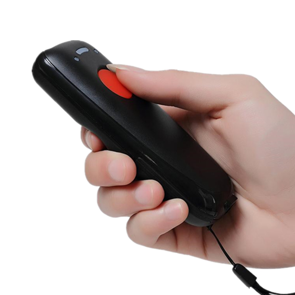 2D Wireless Mini Barcode Scanner For Inventory Bluetooth Lightweight