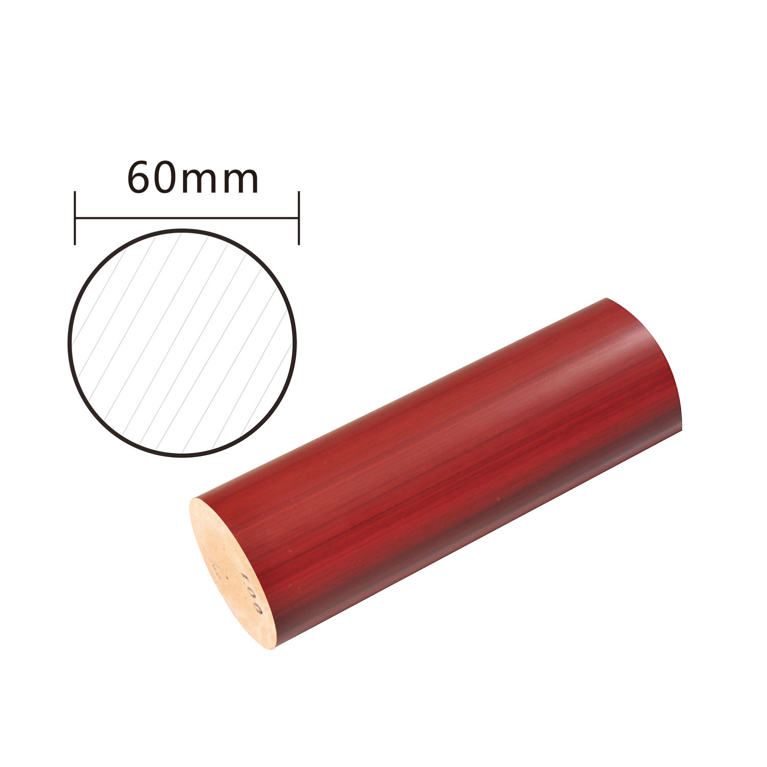 Hotel PVC Stainless Steel Round Pipe 60mm for Stair Railing Accessories within Budget