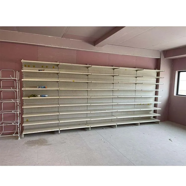 1 Way Supermarket Display Shelf Convenience Store Shelving Light Duty