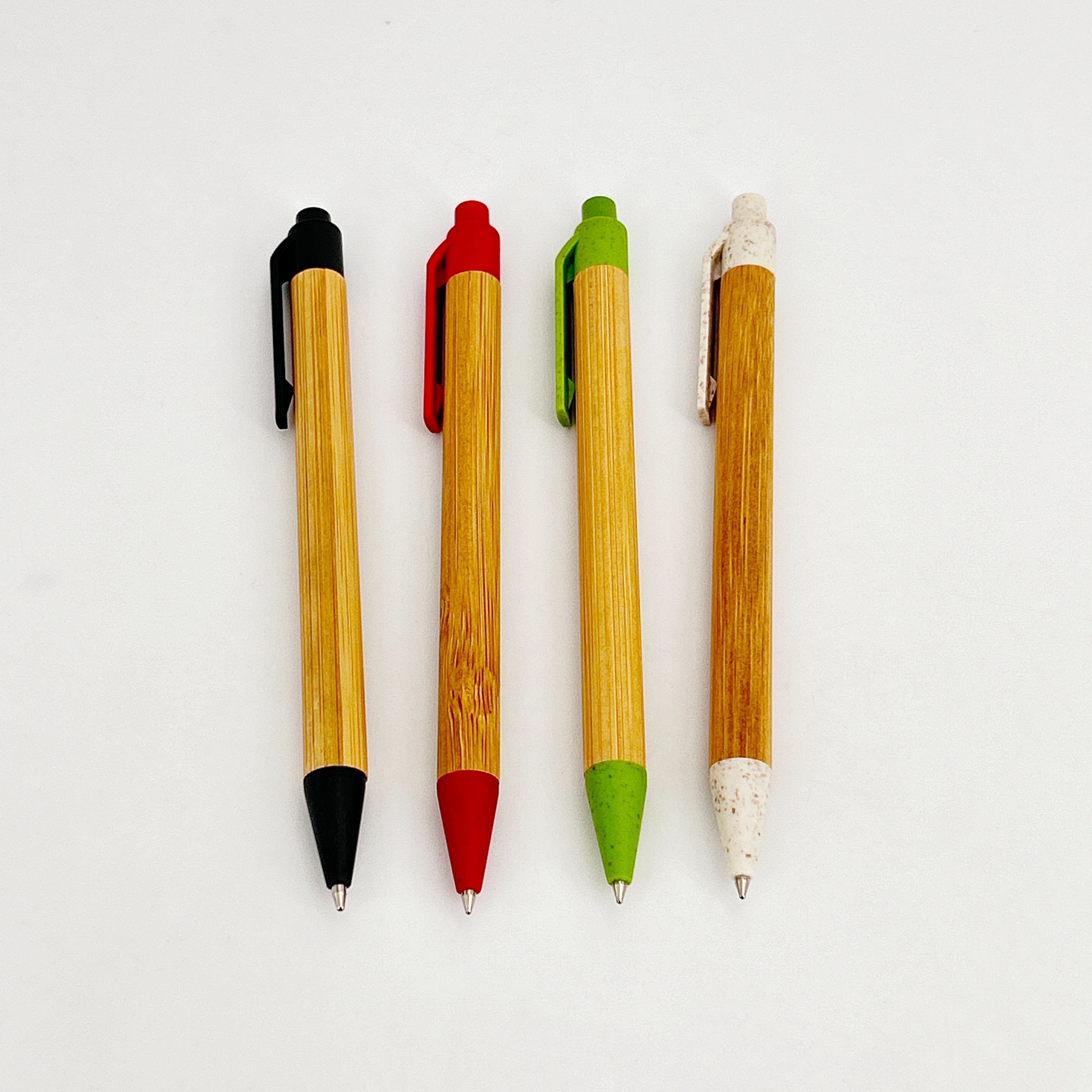 Creative Bamboo Wooden Ball Pen Multiple Colors Eco-friendly Advertising Ballpoint Pen