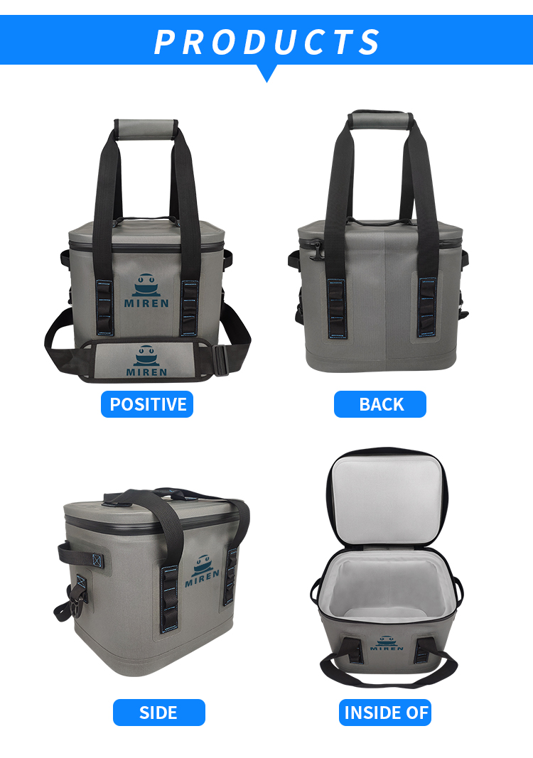 Durable Reusable 24 Can Cooler Bag TPU Material For Camping Hiking