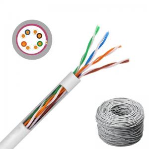 Buy cheap RJ45 LAN Cable Category 5e 24 AWG Conductor Gauge PVC Jacket For Seamless Connectivity product