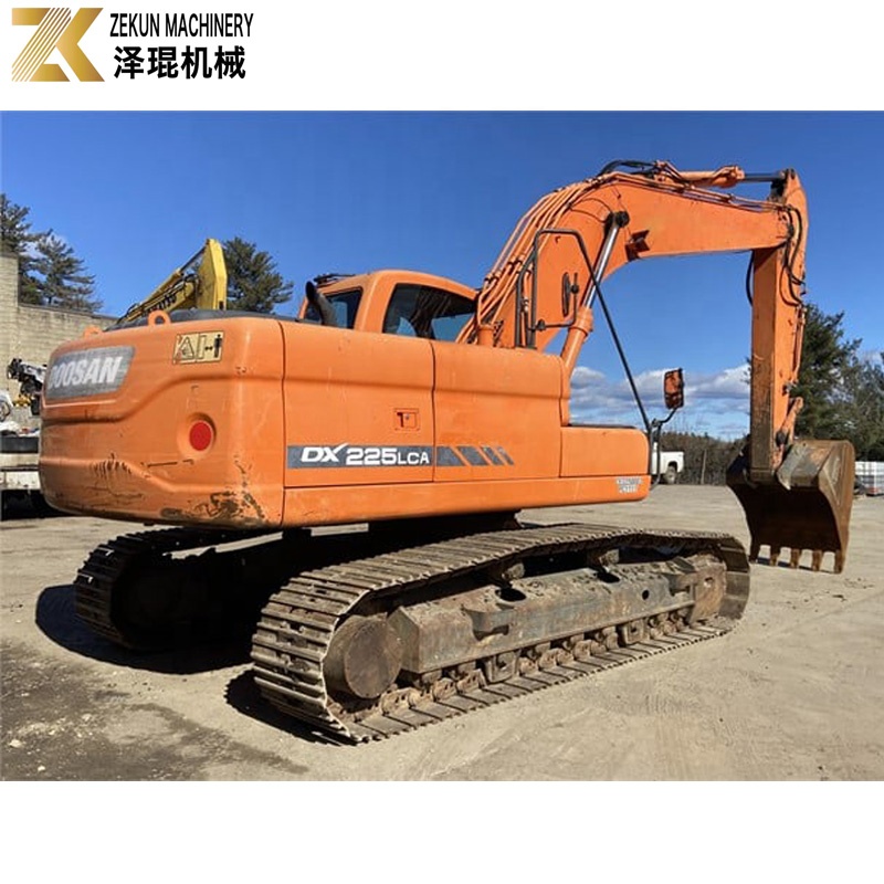 DX225 Used Doosan Excavator DX225LCA 2020-2022 Earth Excavation Equipment