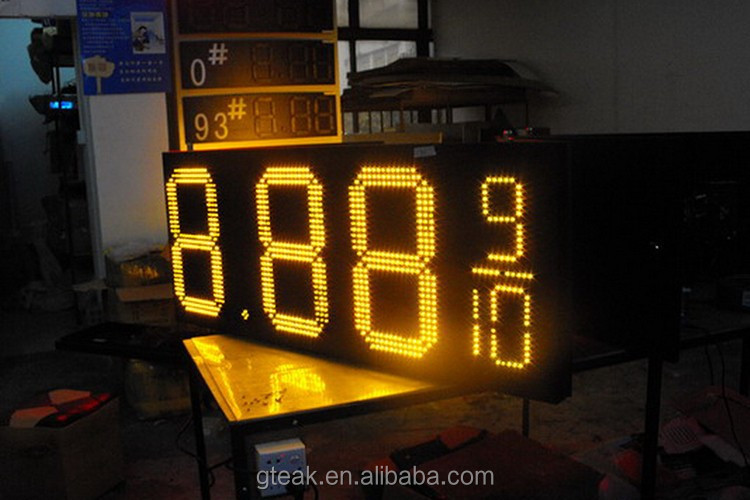 customized large 7 segment led display 5 digits