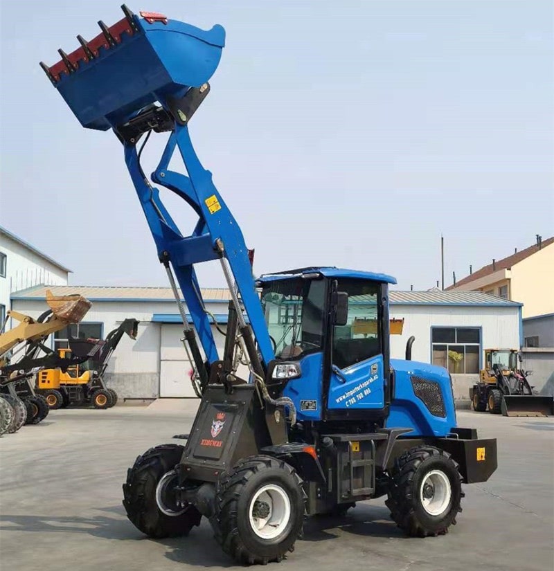 Hot sale small pay loader 0.5 cubic 918 1ton grain rice loader for sale