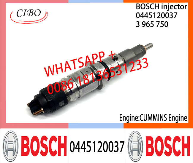 BOSCH 0445120037 3965750 Neutral Fuel Injector Assembly 0445120037 3965750 For CUMMINS