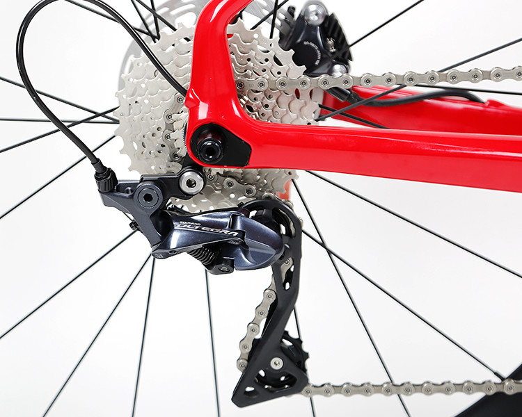 T900 High Modulus Carbon Fiber Road Bike SRAM RIVAL 22S With 50C Carbon Wheelset