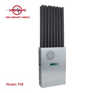 2dBi CDMA GSM Portable Signal Jammer GPS 2G 3G 4G 5G 12000mAh