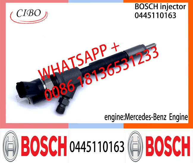 BOSCH injetor 0445110162 0445110163 Common Rail fuel Injector 0986435109 A647070018780 05137297AA for Mercedes-Benz CDi