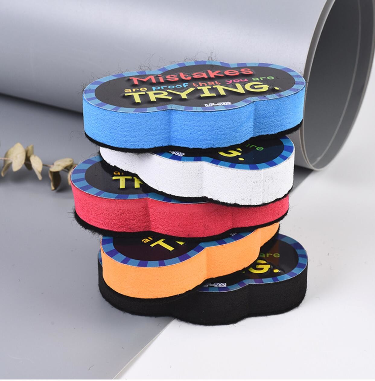 Personalised Magnetic Officeworks Whiteboard Eraser Clouds Eva