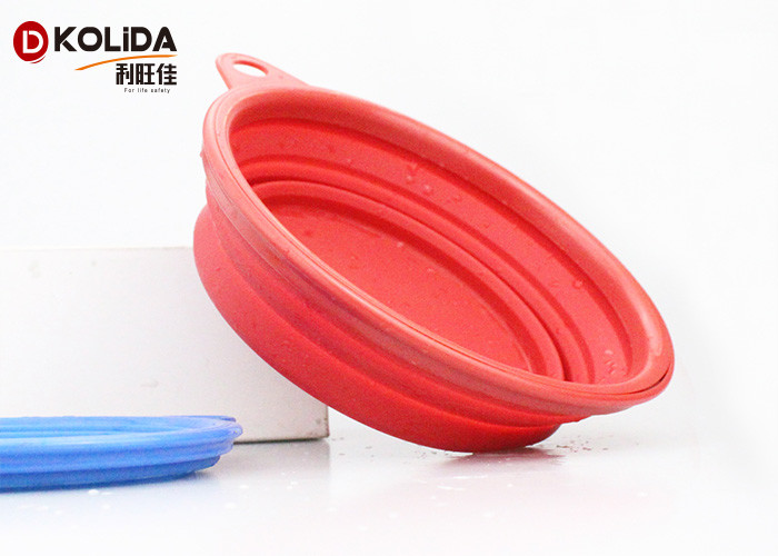 Portable Folding Silicon Pet Food Bowls Travel Collapsible Pet Bowl