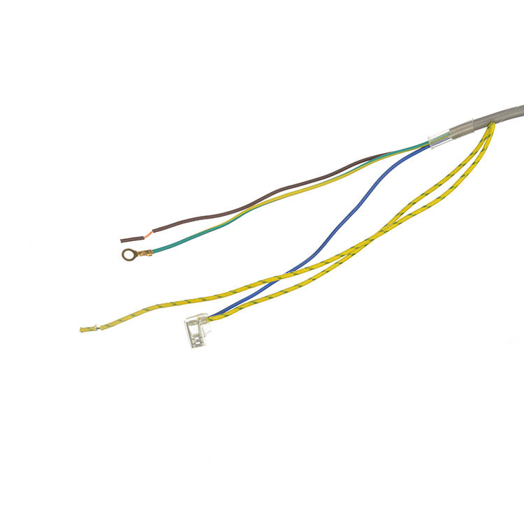 Power Cord Eu Plug With Open Ended Stripped Rings H05vv-f 3g1.0mm2 Cee7/7 Euro Power Cable 1.5mm and Standard Grounding