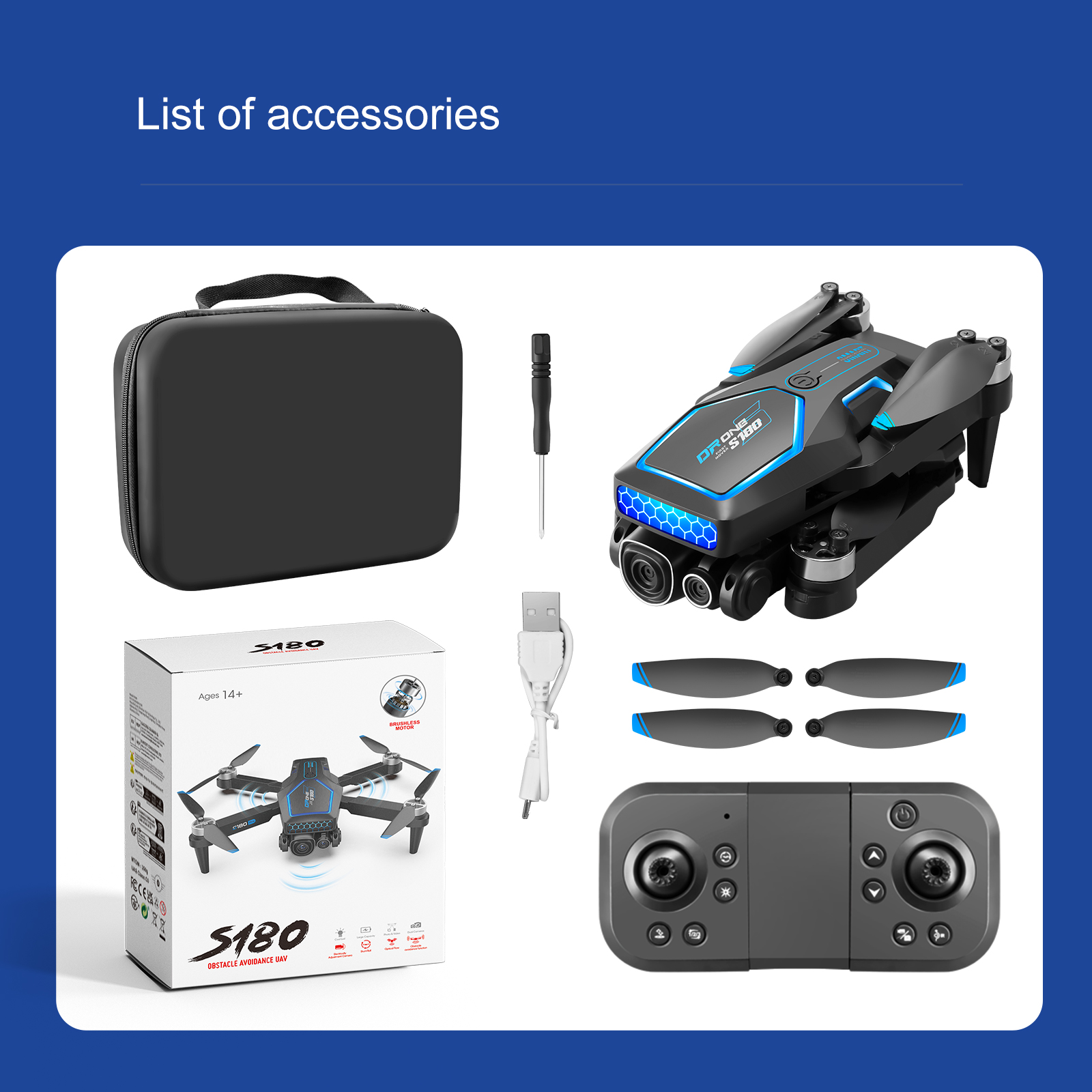 Foldable 4k Camera Drone Capture Stunning Aerial Views with Our Perfect Aerial Photography Equipment Control Distance 100M