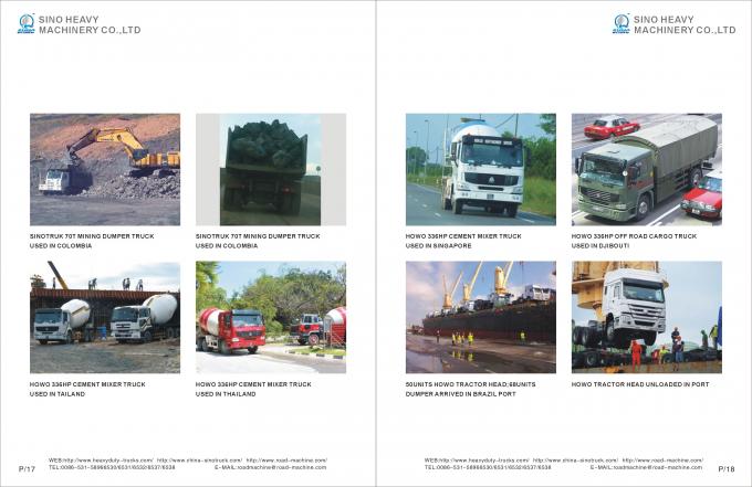HOWO 6 X 4 Heavy Duty Dump Truck , Single Row Cab LHD Tipper Truck