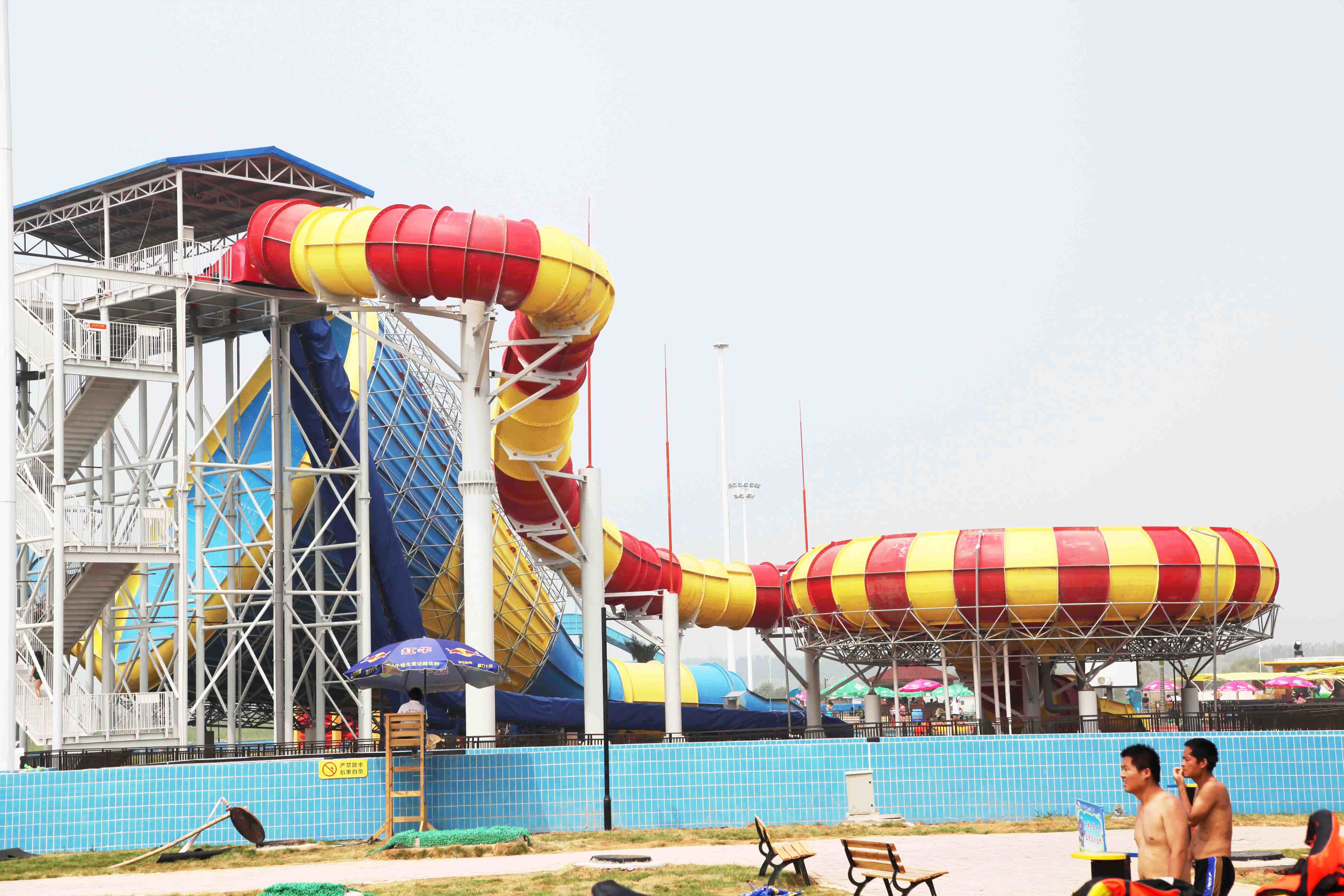 High Speed Fiberglass Water Slides for Adventure Amusement Waterpark