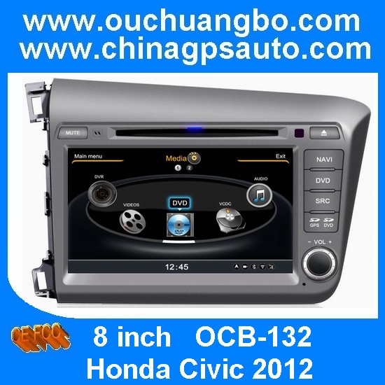 Ouchuangbo S100 Platform Car Radio for Honda Civic 2012 DVD Multimedia Navigation System