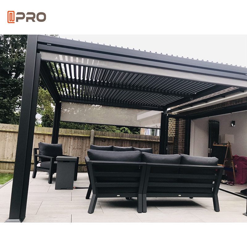 6063 Aluminum Gazebo Pergola Outdoor Waterproof Electric System