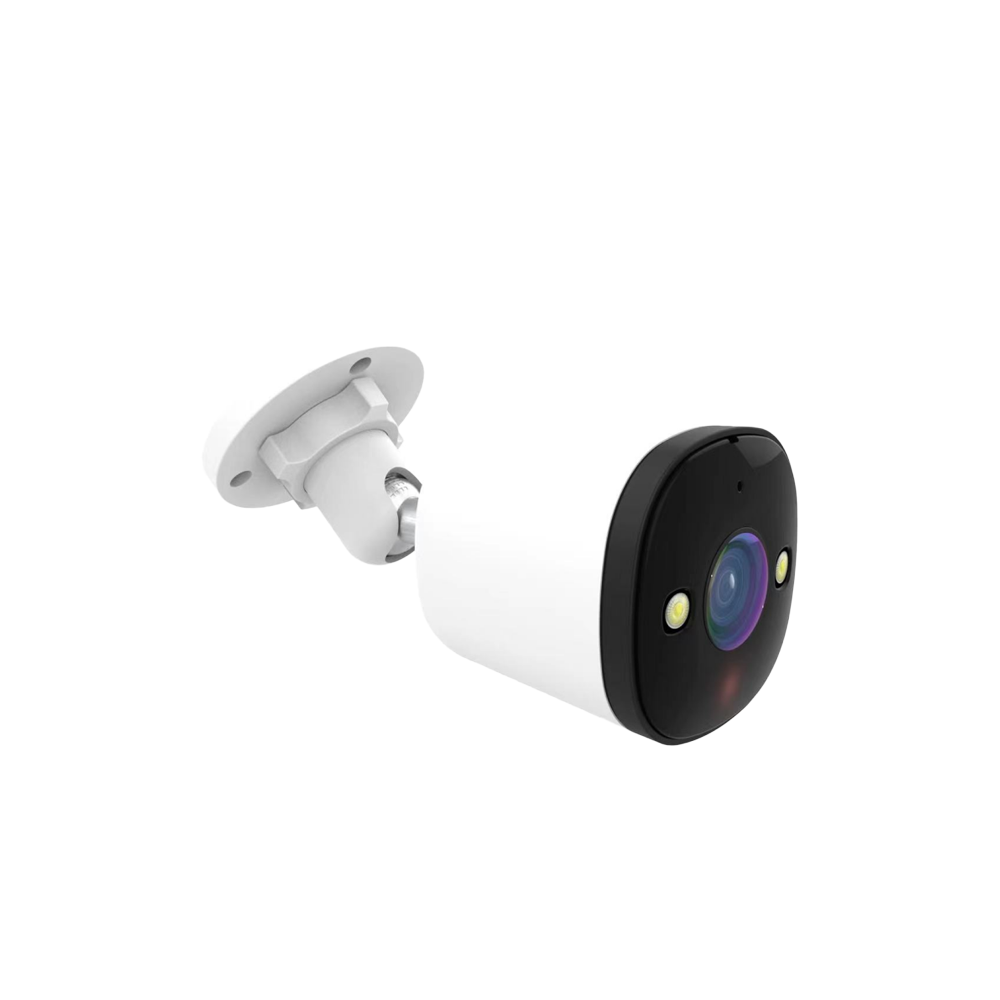 Double Light Source Full Color Network Camera Video Compression Format and Plastic Case