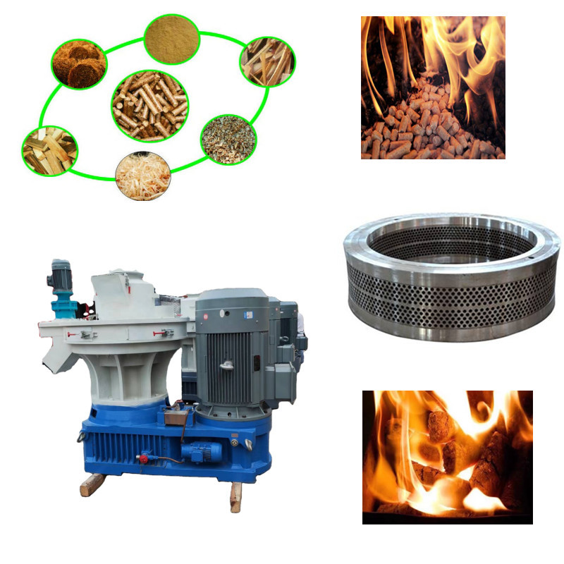 High productivity Vertical Biomass pellet machine High Utilization Wood Pellet Machine