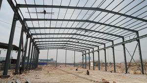 China 20x50 Steel Structure Shed Custom Metal Sheds Modern Design Style on sale