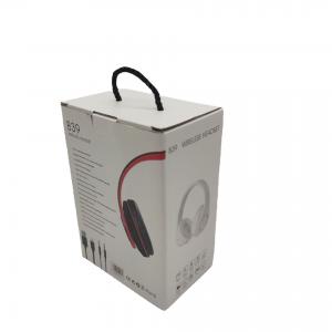 Buy cheap Printed E-Flute Self Locking White Corrugated Cardboard Boxes Headphone Package product