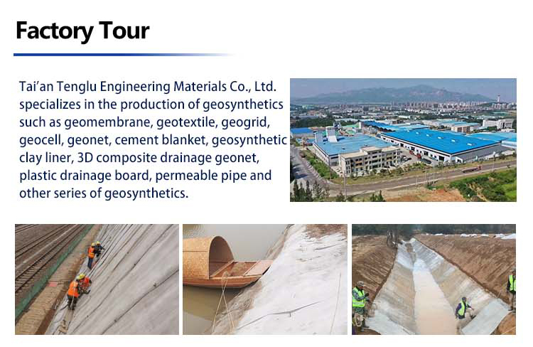 Modern Design Waterproof Drainage Ditch for Roof Garden Road Base Tunnel Insulation