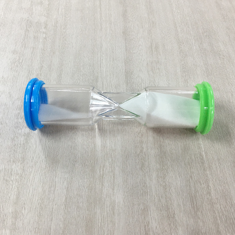 One Minute Five Minute Hourglass Sand Timer Plastic Modern Style