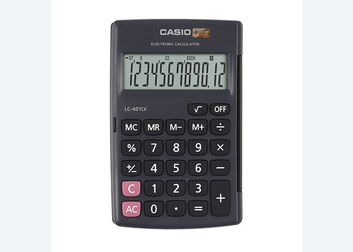 For Authentic Casio Casio LC-401LV Clamshell Portable 8-bit display Mini pocket calculator