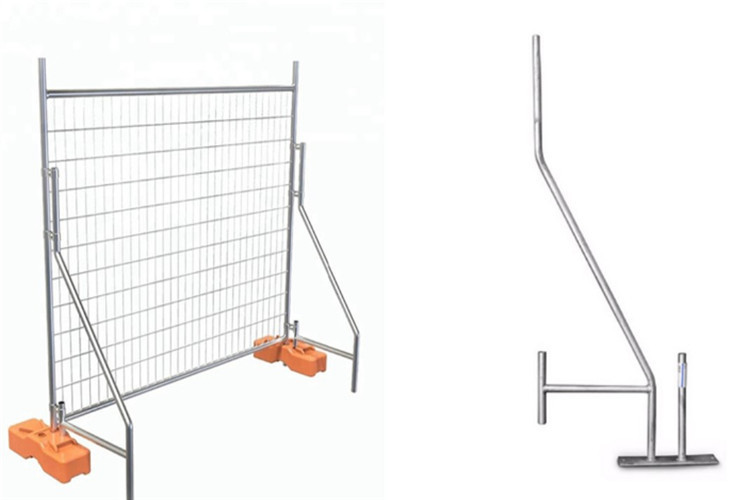 Galvanized 2.4m X 2.1m Anti Climb Temporary Fence Panel Heras Security Fence Panels