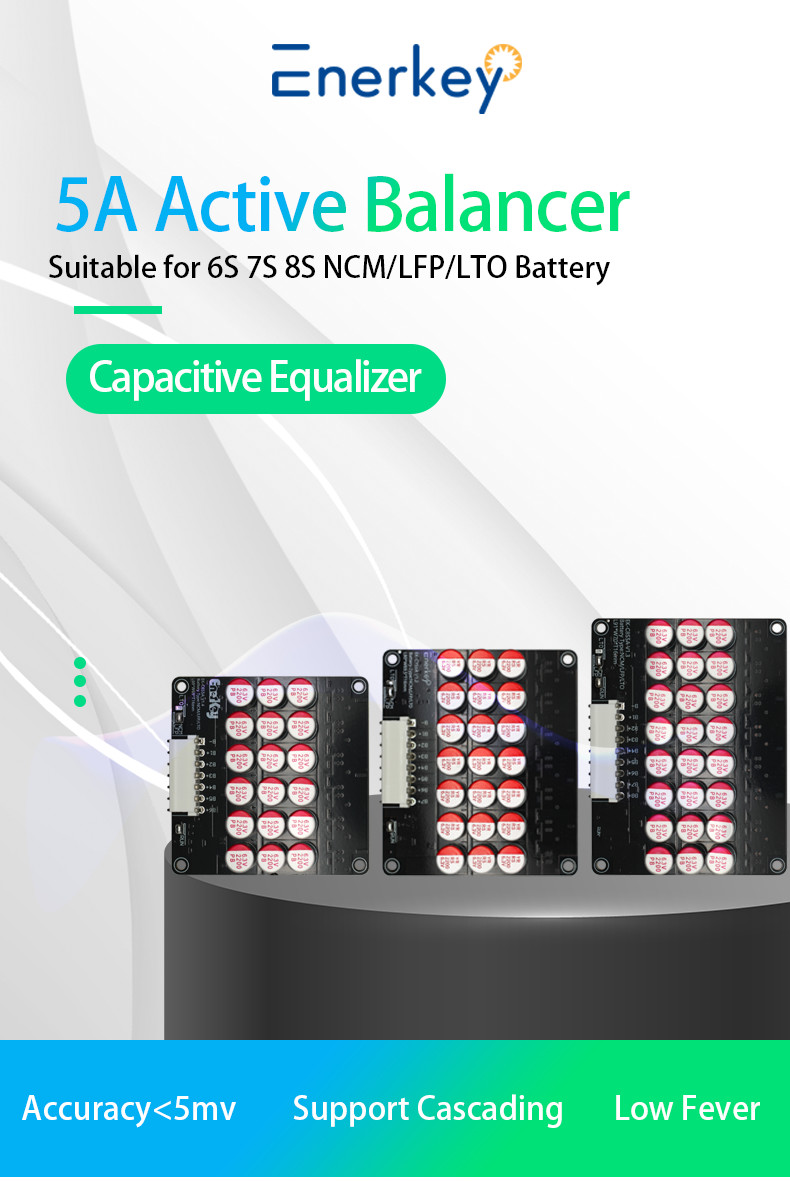 5S 6S 7S 12V 24V Active Balancer 150A 100A 200A 300A LFP / Lithium Battery Protection Board