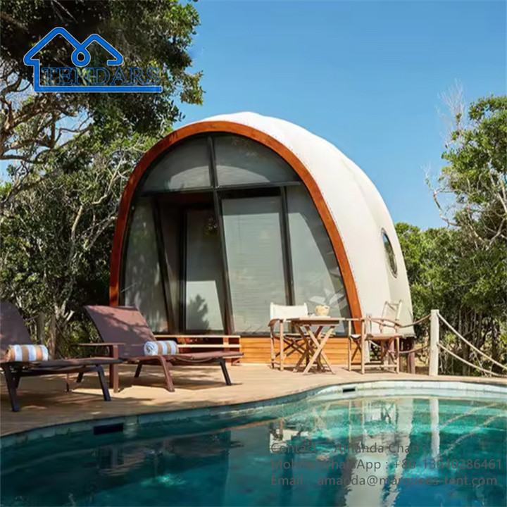 PVDF Cover Resort Shell Glamping Tents Camping Tent Outdoor