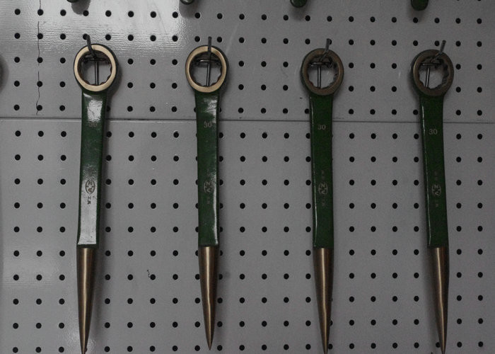 Safety Non Sparking Wrenches Single Socket Wrench Casting And Forging Process