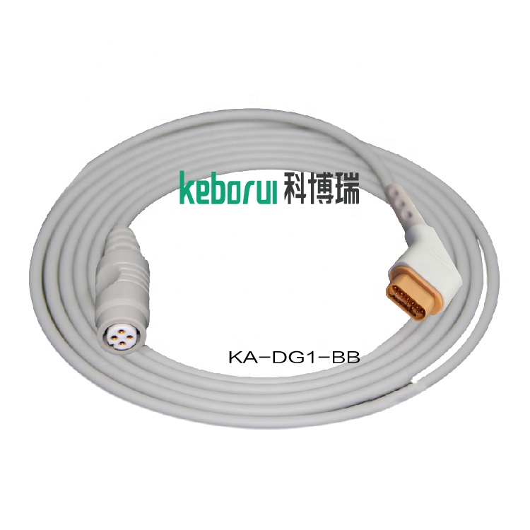 IBP Adapter Cable For Drager Monitor To Edwards Transducer
