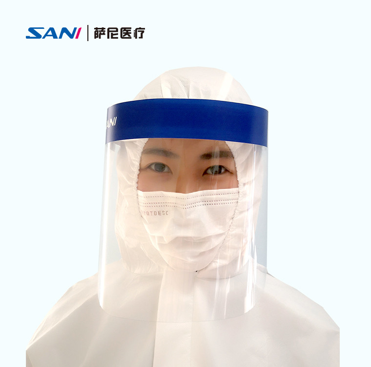 Anti Fog Transparent PET Plastic Face Shield Dental Disposable Products