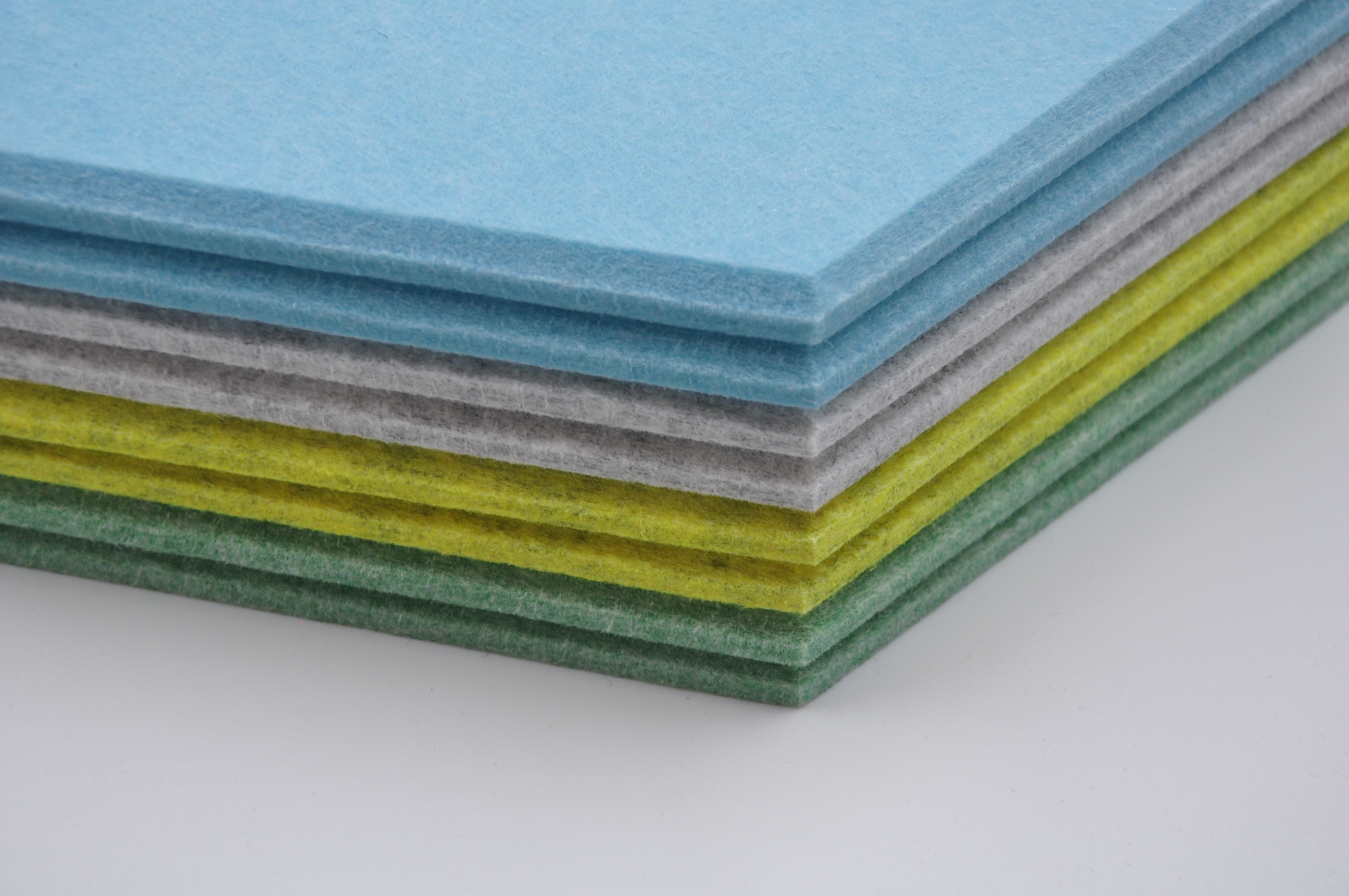 12mm Indoor Decorative Pet Felt Polyester Fiber Acoustic Hexagon Soundproof Panels