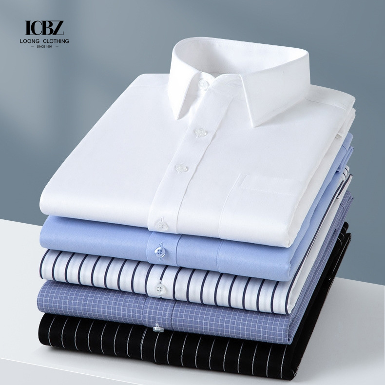 Office Luxury Dress Shirts with Custom Logo and Graffiti Print in Linen Short Sleeve