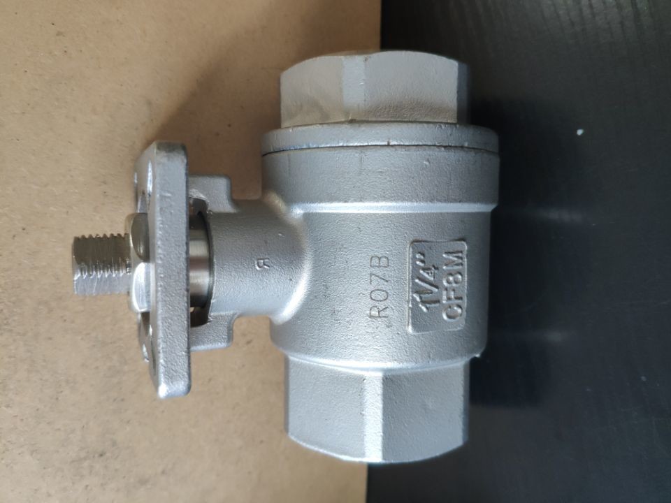 3/8" 2PC ISO 5211 Stainless Steel Ball Valve With Direct Mounting Pad