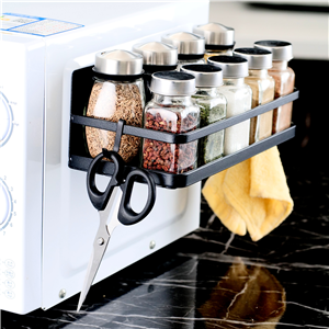 Customized Sizes Magnetic Adsorption Spice Shelf for Kitchen Bathroom Washing Machine