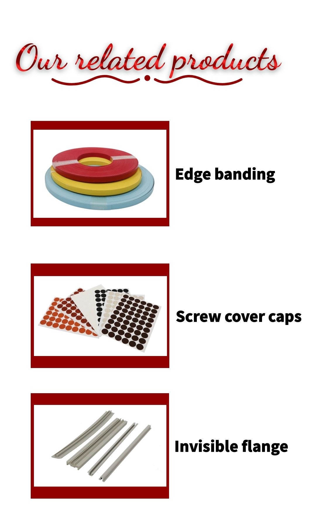 Matte Surface Finish Furniture Board Edging Tape Heat Resistance M9551
