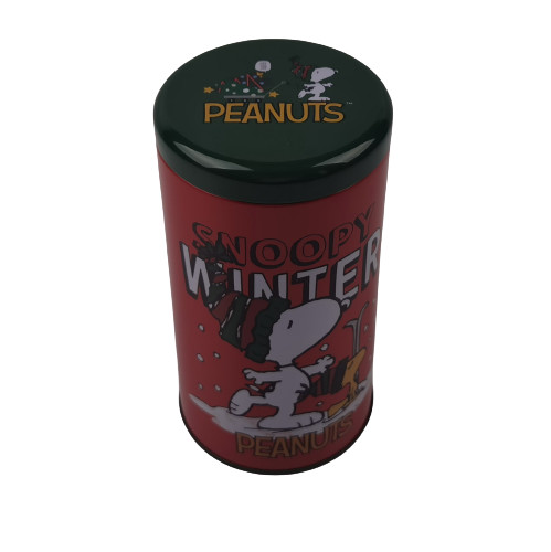 CMYK Printing Metal Round Tin Containers With Plug Airtight Lid