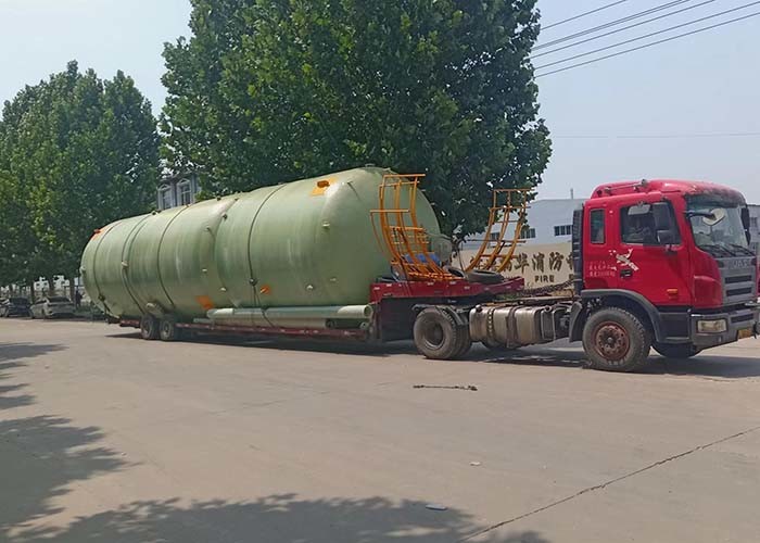 Filament Winding Cylinder Water Tank Durable Frp Vertical Storage