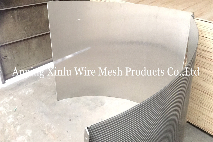 316L Sieve Bend Screen for TROMMEL SCREENS 2.0X 10mm Support Bar in Cassava Processing