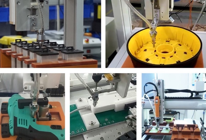 Touch Screen Control Dual Head Suction Screw Feeder Auto Screw Machine 0