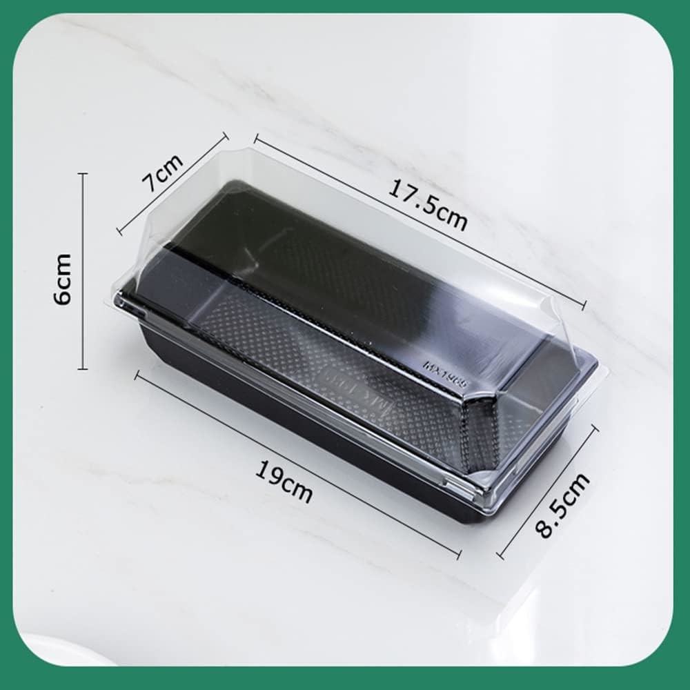 Reusable Sandwich Box With Clear Lids Sandwich Plastic Container Sushi Container Box Swiss Roll Container