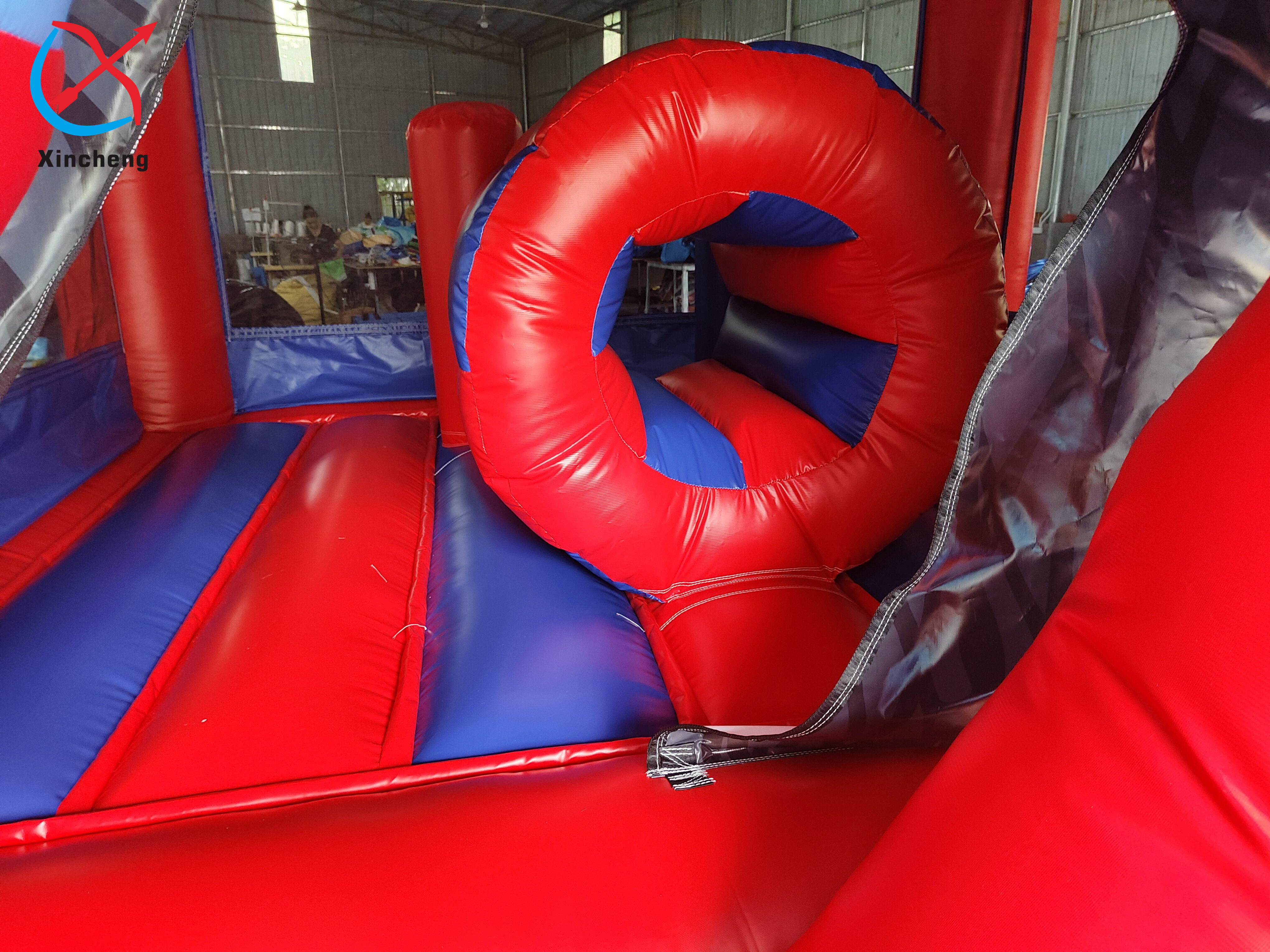 Commercial Grade Spiderman Theme Inflatable Bouncy House Castle Jumping House