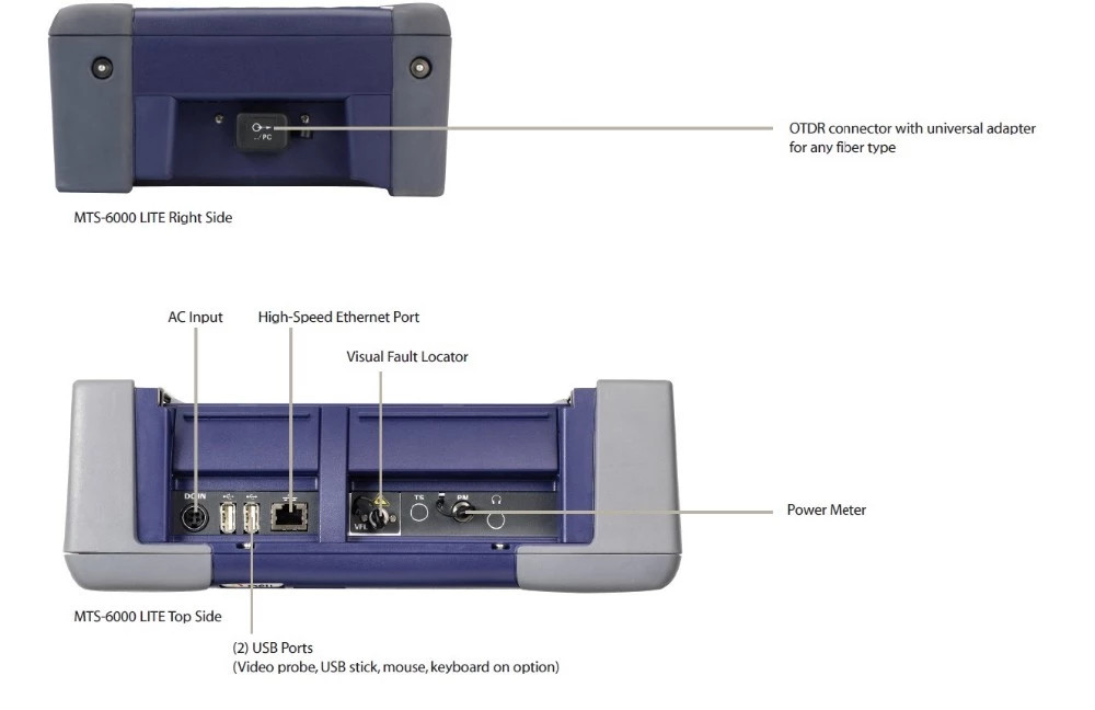 jdsu viavi OTDR Testing Machine , 50W MTS 6000 OTDR handheld