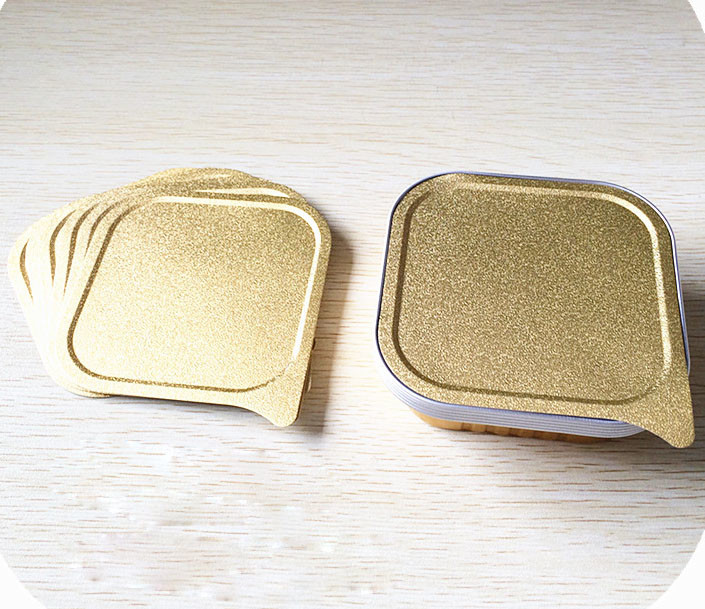 square of aluminum foil cups for Jam box sealed box 100ml